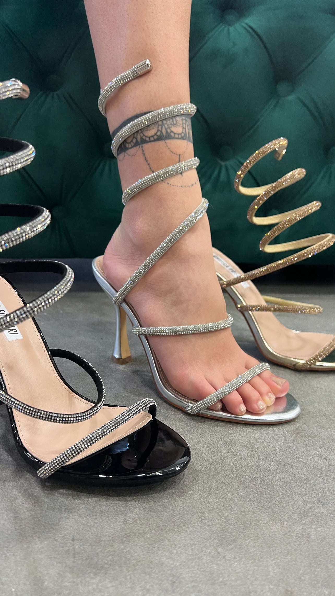 tacco a schiava shine