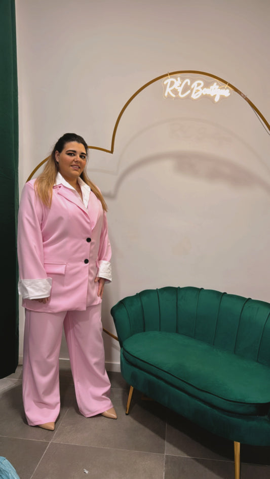 Tailleur effetto camicia Curvy